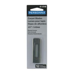 Personna Round Corner Slotted Blades (10 Pack) 61 0140 EACH