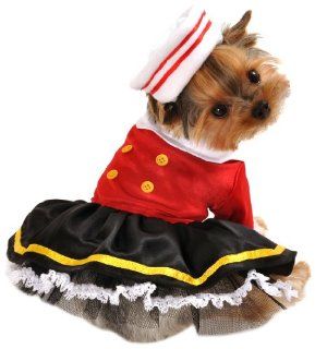 Anit Accessories Sailorman's Girlfriend Dog Costume, Small 12 inches 