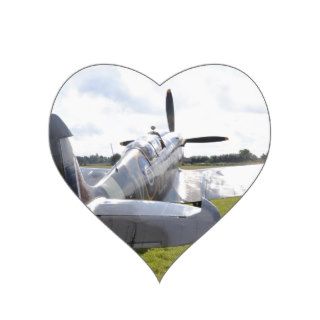 Low Level MKIX Spitfire Heart Stickers