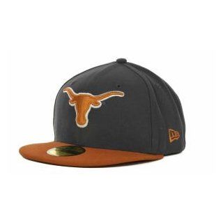 New Era Texas Longhorns 2 Tone Graphite and Team Color 59FIFTY Cap  Sports Fan Baseball Caps  Sports & Outdoors