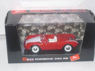 Brumm R233 Porsche 550 RS Stradale Bicolore 1954 143 Scale Die Cast in Red 