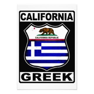 California Greek American Invites