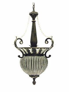 Marquis Lighting 8323 ABS Pendants with N/A Shades, Antique Brass Silver   Ceiling Pendant Fixtures  
