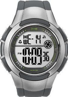 Timex Men's T5K238 1440 Sports Digital Sport Gray/Silver Tone Resin Strap Watch Timex Watches