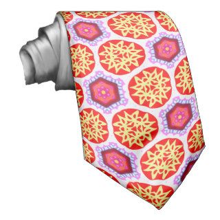 Groovy Retro Abstract Art Tie   Colorful Fun