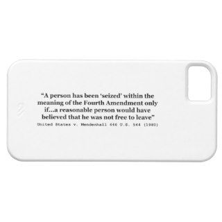 United States v Mendenhall 446 US 544 1980 iPhone 5 Covers