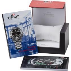 Tissot Men's 'T Classic PR 100' Blue Face Stainless Steel Watch Tissot Men's Tissot Watches