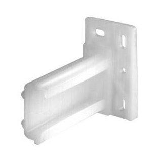 Rear Mounting Brackets for Epoxy Slides, Plastic 2 1/4" Long, Pair L an R   Cabinet And Furniture Drawer Slides  