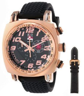 Ritmo Mundo Men's 221 RG Carbon INDYCAR Series Quartz Chrono with Rose Gold Ion Plating Case Watch Watches