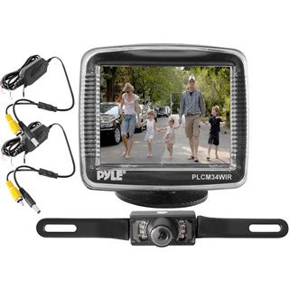 Pyle PLCM34WIR 3.5" Monitor Wireless Back Up Rearview & Night Vision Camera System (Refurbished) Pyle Mobile Video