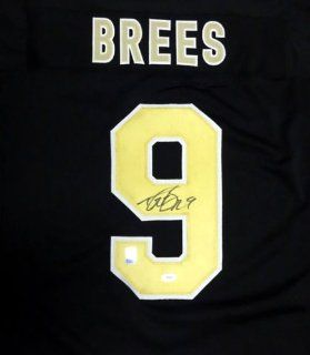 Drew Brees Signed New Orleans Saints Black Jersey   PSA DNA Sports Collectibles