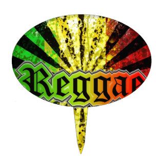 Reggae   Jamaica   Rasta Cake Topper