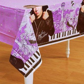 Justin Bieber Themed Plastic Tablecover, 1 Pc, Birthday Party Supplies and Ideas Toys & Games