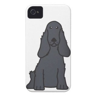 English Cocker Spaniel Dog Cartoon iPhone 4 Case Mate Cases