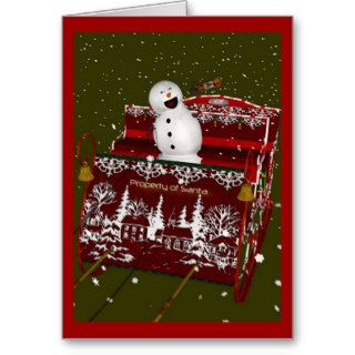 When Good Snowmen Go Bad Christmas Greeting Cards