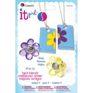 It Girl Jewelry Kits Flowers 54 Pieces Cousin Corporation of America Kids' Jewelry Kits