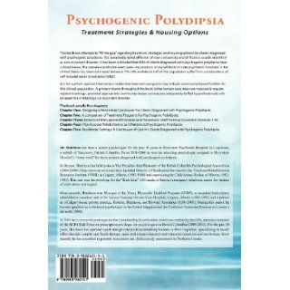 Psychogenic Polydipsia Treatment Strategies & Housing Options Don Hutcheon 9780983260141 Books