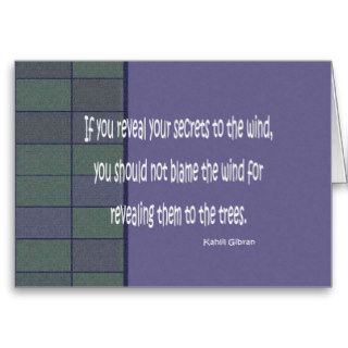 kahlil gibran quote greeting card