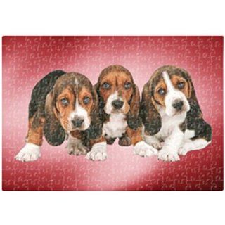 Basset Hound 252 Pc. Puzzle with Photo Tin   Plaques
