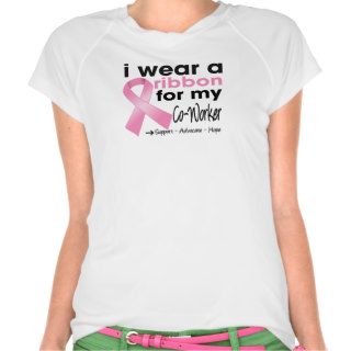 I Wear Pink For My Co Worker Breast Cancer Shirt
