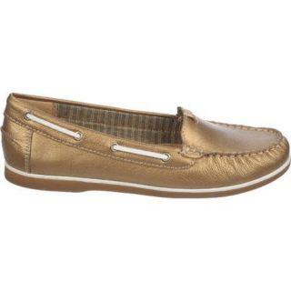 Women's Naturalizer Hanover Spiced Gold Goat Milled Metallic Leather Naturalizer Loafers