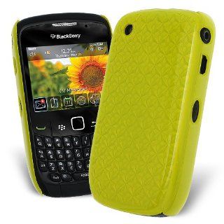 Celicious Yellow 3D Gel Back Cover for BlackBerry Curve 3G 9300 / Curve 8520  BlackBerry Curve 9300 Case Cover Cell Phones & Accessories