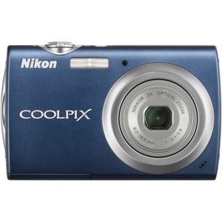 Nikon Coolpix S230 10 Megapixel Compact Camera   Night Blue Nikon Point & Shoot Cameras