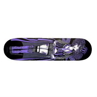 Fiona Purple Steampunk Couture Fairy Skate Deck