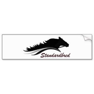 Standardbred Horse Bumper Sticker