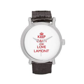 Keep Calm and Love Lamont Watch
