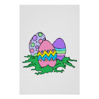 Easter Eggs Posters