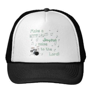 Joyful Noise Drums (green) Trucker Hats