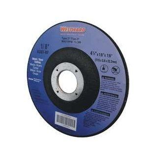 Westward 10N238 Depressed Center Whl, T27, 5x0.0625x7/8, AO Bench And Pedestal Grinding Wheels