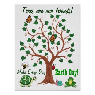 Earth Day   Tree Friends   Poster