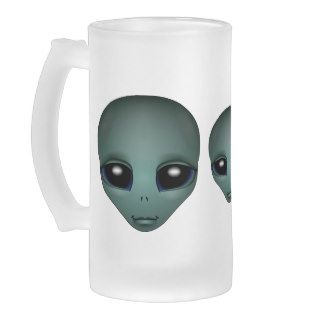 Alien Beer Mug Extraterrestrial Cup Alien Glass