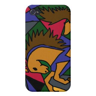 XX  Abstract Art Horse Cases For iPhone 4