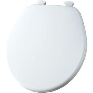 Church Round Closed Front Toilet Seat in White 540EC 000