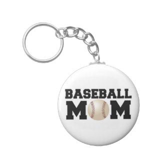 Baseball Mom Key Chain