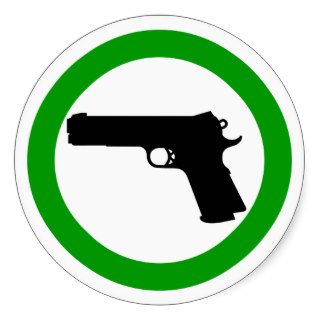 Guns Allowed Zone sticker