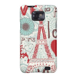 Sketchy Love In Paris. Galaxy S2 Cover
