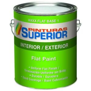 SUPERIOR 1 gal. Semi Gloss Bone White Interior/Exterior Latex Paint SUP13010 01