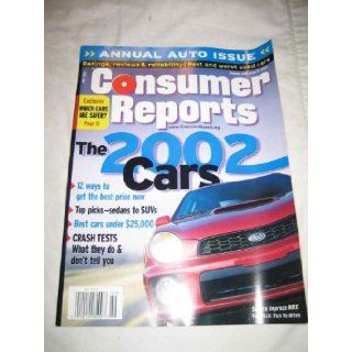 Consumer Reports April 2002 Volume 67, no. 4 Julia Kagan Books