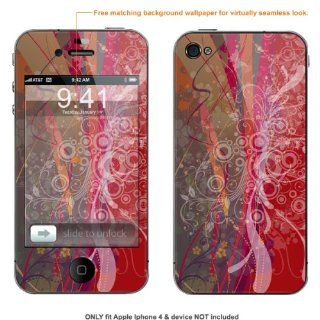 Matte Protective Decal Skin Sticker (Matte Finish) for Apple Iphone 4 & 4S case cover MAT_iphone4 267 Cell Phones & Accessories