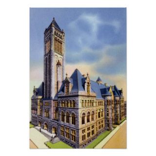 Pittsburgh Pennsylvania Allegheny Co Court House Posters