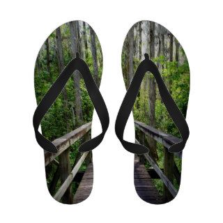 Into The Woods Flip Flops