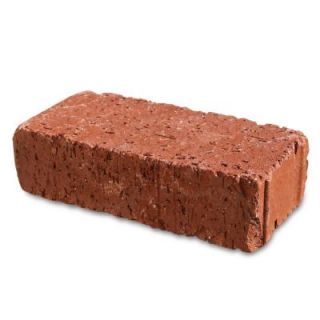 Mission Tumbled 8 in. x 4 in. x 2.25 in. Clay Red Paver 030734004