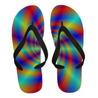 Psychedelic Whirl  Flip Flops