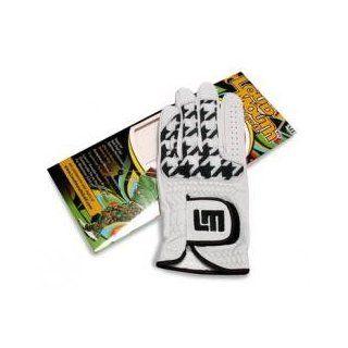 Loudmouth Golf MENS Golf Glove Oakmont Houndstooth/White Size Large 