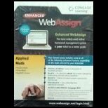 Applied Math Enhanced Webassign Access