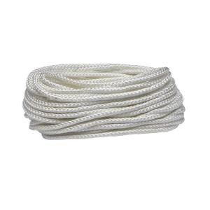 1/4 in. x 50 ft. White Nylon and Polypropylene Diamond Braid Rope 65185